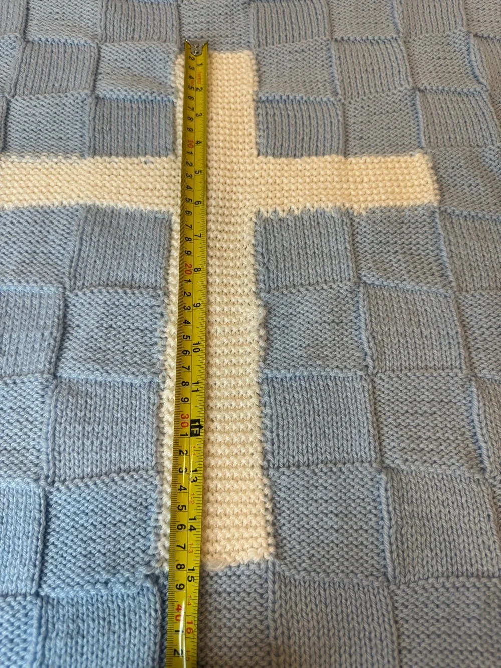 Homemade hand knit